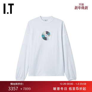 光盘图案装 T恤新款 廓形长袖 饰宽松上衣LS780WXP VETEMENTS女装