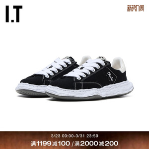 IT Mihara Yasuhiro女款厚底运动鞋新款活力街头拼接板鞋W703BLAM