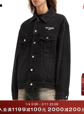 IT We11Done女装宽松牛仔夹克新款时尚率性休闲水洗外套913UBKXQ