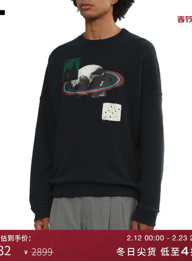 IT UNDERCOVER高桥盾男装圆领卫衣新款潮流酷感套头上衣E48052MP