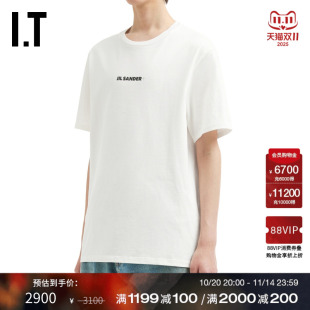 宽松短袖 SANDER男装 T恤新款 简约基础款 GC0156MP 纯色半袖 JIL