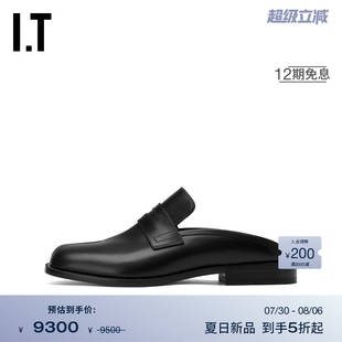 分趾穆勒鞋 新款 Maison 包頭露跟牛皮拖鞋 0101P3MO Margiela男款