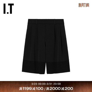 短裤 宽松休闲裤 新款 时尚 09GP00MQ 质感编织拼接直筒裤 CFCL男装