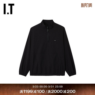 立领套头夹克新款 XXX男装 SELECTION 半拉链休闲外套JK05MQ GOD