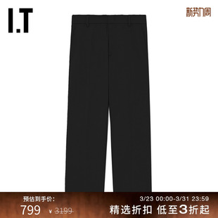 裤 合身七分西装 新品 时尚 B51047AK 通勤纯色高腰直筒裤 N°21女装