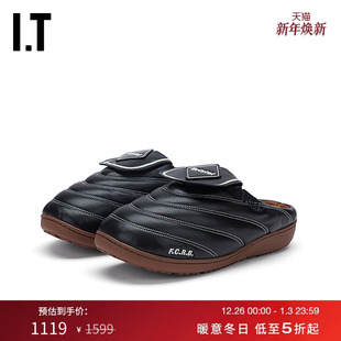 包头拖鞋 BRISTOL男款 新款 时尚 252125MP 酷感PU革拖鞋 F.C.REAL