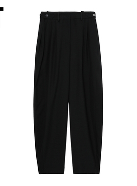 IT Stella McCartney女装纯色西装裤新款时尚简约宽松萝卜裤383CU