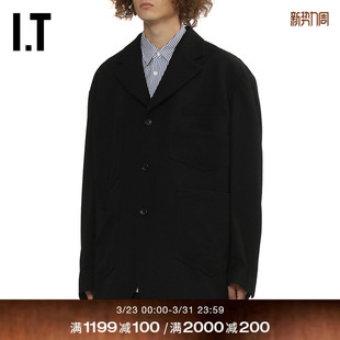 des GARCONS HOMME 廓形西装 COMME BLACK情侣款 大衣外套 CDG
