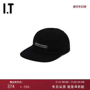 IT DESCENDANT男款平檐棒球帽新款潮流日系纯色鸭舌帽DSHT07ML