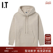 简约质感纯色薄毛衣2013HO0 新款 GROUNDZERO男装 多色连帽针织衫