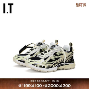 动感潮酷拼色拼接休闲鞋 OFF 系带运动鞋 新款 A29310M WHITE™男款