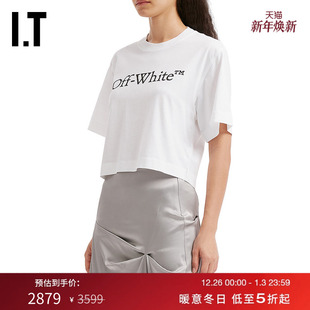 ABLOH™女装 T恤 WHITE 饰圆领短袖 logo装 新款 VIRGIL OFF