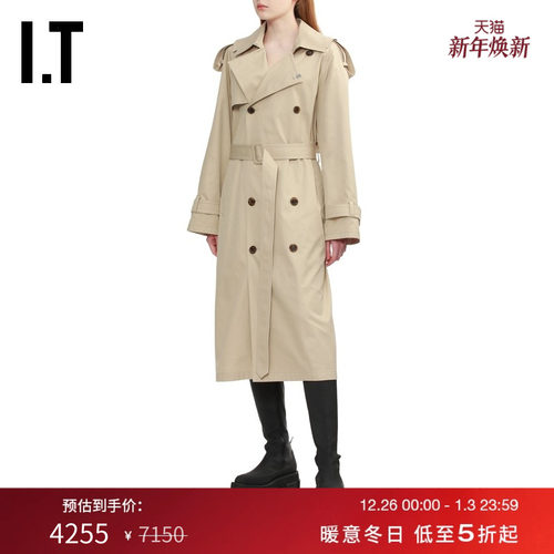 ITWe11Done双排扣大衣