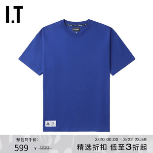 IT DESCENDANT男装多色短袖T恤新款活力动感宽松圆领半袖SCSM04MM