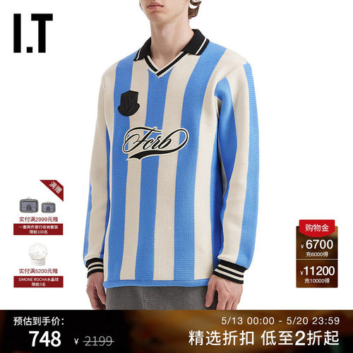 ITF.C.REALBRISTOL翻领针织衫