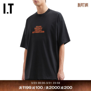 简约休闲风圆领半袖 T恤新款 宽松短袖 TR221BMQ VETEMENTS男装