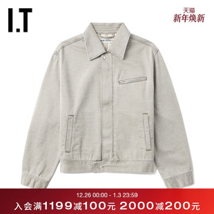 翻领牛仔夹克新款 LEGACY男装 潮流复古水洗外套M225MVMO OUR