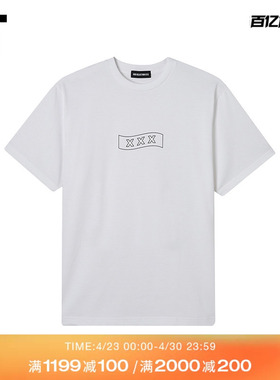 IT GOD SELECTION XXX男装圆领短袖T恤新款简约清爽半袖26ST01MQ
