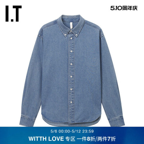 ITWITTHLOVE长袖牛仔衬衫