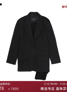 IT pushBUTTON女装西装夹克新品时尚摩登扭结设计拼接外套20107WX