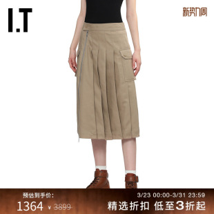 Lim女装 Phillip 工装 半身裙新款 褶裥A字裙361862 复古时尚 3.1