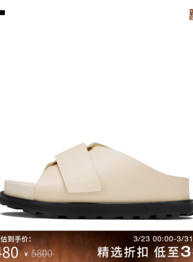 IT JIL SANDER女款厚底凉拖鞋新款简约随性饰绊带拖鞋X0007P0M