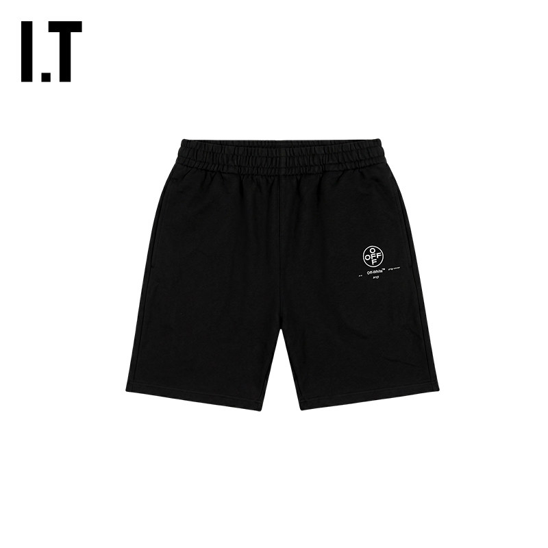 OFF-WHITE™情侣装新款运动短裤动感街头风松紧腰卫裤休闲裤