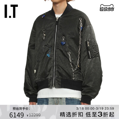 ITdoublet廓形飞行员夹克