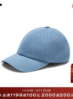 IT WITTH LOVE女款弯檐棒球帽新款时尚活力纯色鸭舌帽G0001BUO