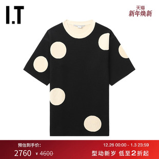 波点拼色短袖 McCartney女装 针织衫 新款 随性0778XM 时尚 Stella