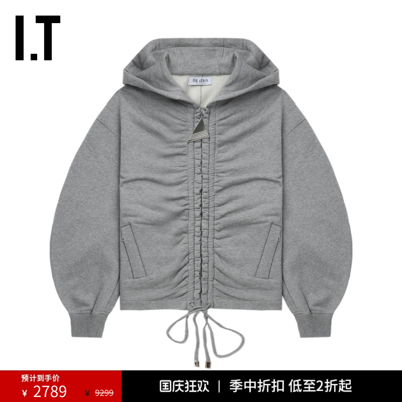 ITTHEATTICO廓形连帽夹克