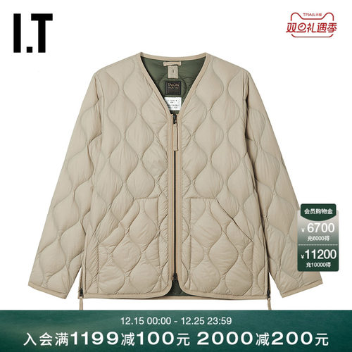 ITTAION合身羽绒服简约日系