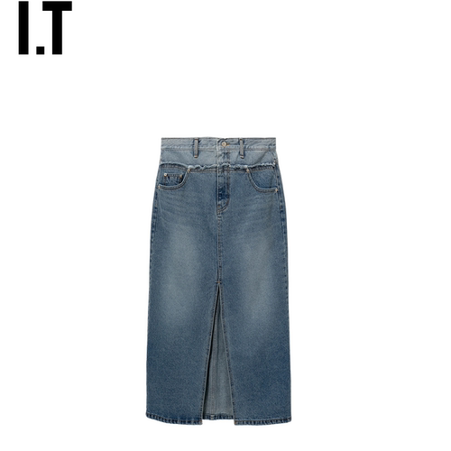 ITLAPISCINE牛仔半身裙
