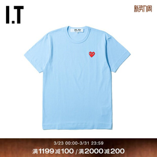 COMME des GARCONS川久保玲 圆领短袖 PLAY 秋男装 T恤 CDG