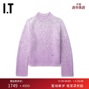 新款 小高领针织衫 CLASSIC女装 温柔甜美渐变效果毛衣120PPX LOW