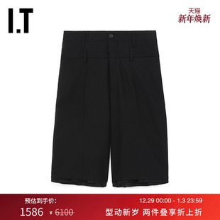 短裤 新款 时尚 腰叠层中裤 直筒西装 型男双裤 B028F2ML AMBUSH男装