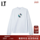 VETEMENTS女装 廓形长袖 T恤新款 光盘图案装 饰宽松上衣LS780WXP