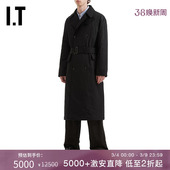 翻领大衣新款 中长款 LEGACY女装 质感通勤双排扣风衣长外套 OUR