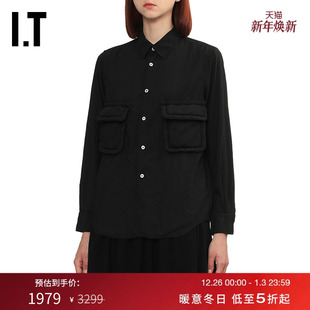 DES GARCONS GARCONS女装 衬衫 COMME 饰口袋长袖 CDG