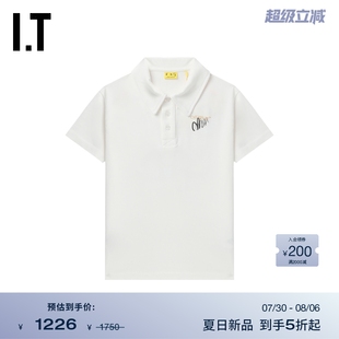 VIRGIL OFF 新款 涂鸦箭头印花短袖 ABLOH™童装 WHITE polo衫