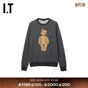 休闲日常卡通小熊印花上衣 圆领卫衣新款 UNDERCOVER高桥盾男装