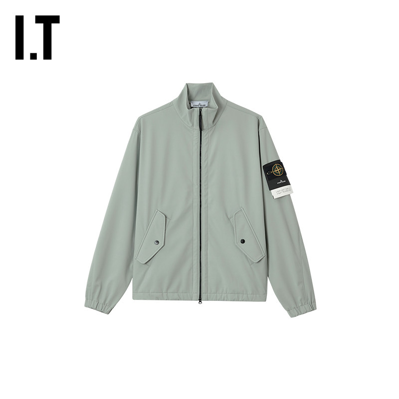 IT STONE ISLAND男装立领拉链夹克新款帅气型男休闲外套0220A2MQ