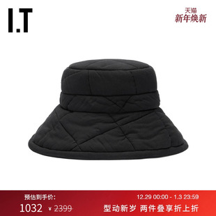 时尚 绗缝渔夫帽新款 trading女款 质感宽檐平顶盆帽KPPNNYXN egg