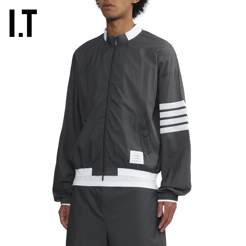 ITTHOMBROWNE小立领拉链夹克