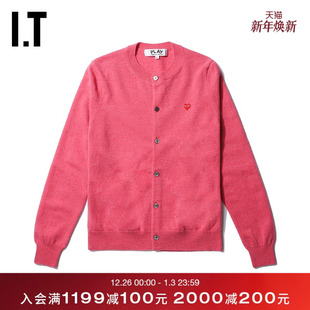 CDG GARÇONS川久保玲女针织开衫 PLAY des 通勤合身外套 COMME