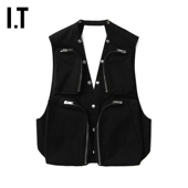 Rick Owens男装 工装 马甲新款 街潮户外风挖剪背心外搭5767TEMO