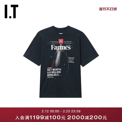 ITdoublet宽松短袖T恤