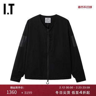 IT COMFY OUTDOOR GARMENT男装无领拉链夹克新款休闲户外风外套