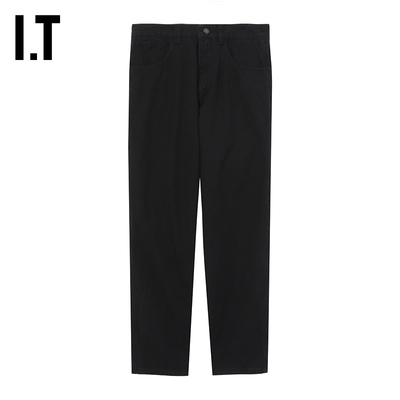 ITDESCENDANT纯色直筒裤