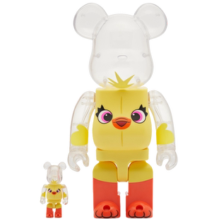 IT MEDICOM TOY BE@RBRICK手办时尚潮玩透明材质个性摆件604268MJ